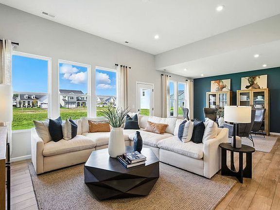 Expansive gathering room