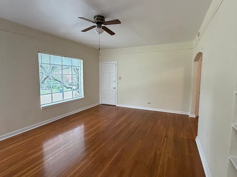 living room and front door