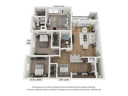 Floor plan C1