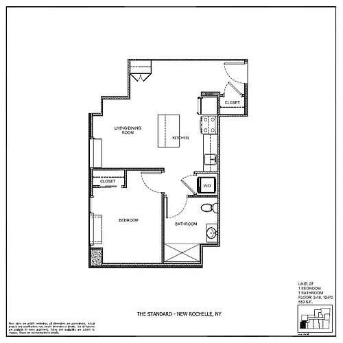 Floor plan THE LIBERTY UNIT