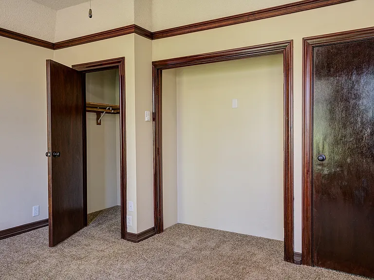 Bedroom with closets