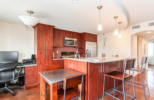 Kitchen, dining and Office nook