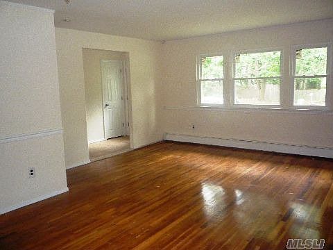 Gleaming wood floors