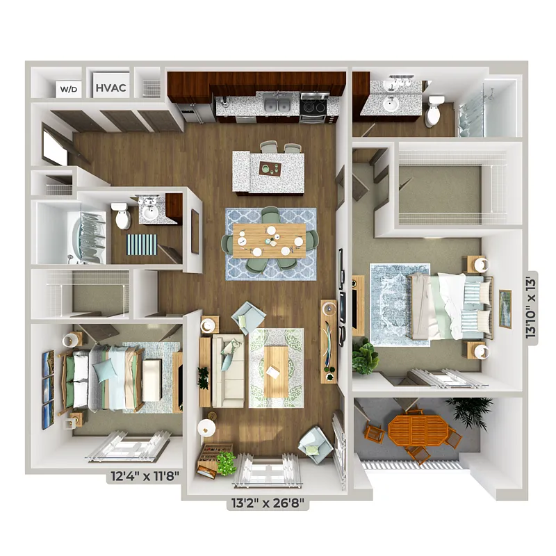 Floor plan B1
