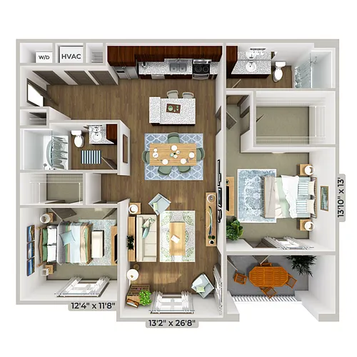 Floor plan B1