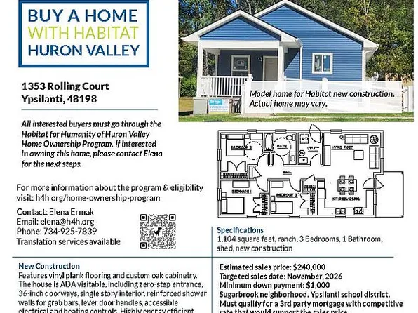 1353 Rolling Ct, Ypsilanti, MI 48198