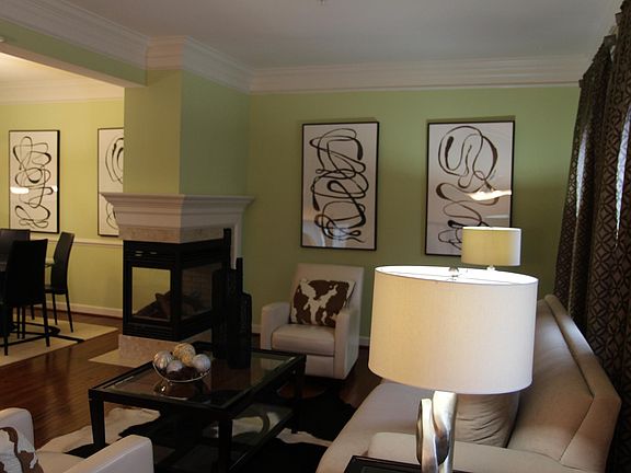 Living room and dinning room