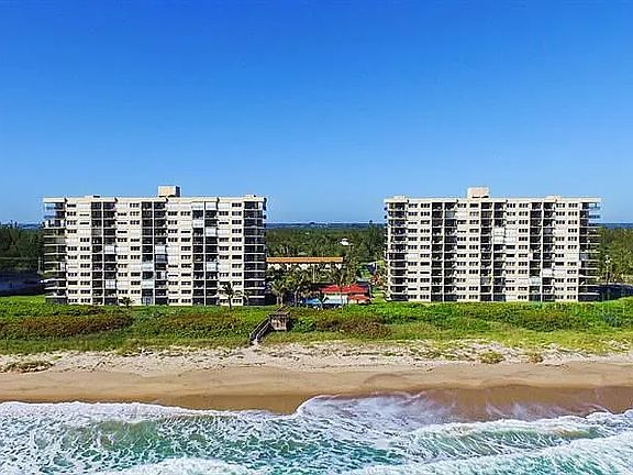 Drone view from beach