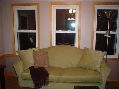 EXPRESS YOUR INDIVIDUALITY IN THIS PLEASANT ROOM WITH GREAT VIEW OF THE YARD.
