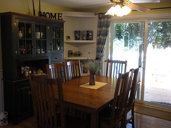 Dining Room w/sliders to deck