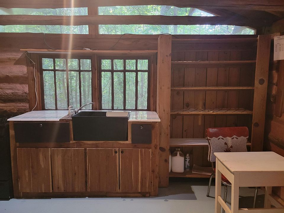 Portion of kitchen with skylight gable