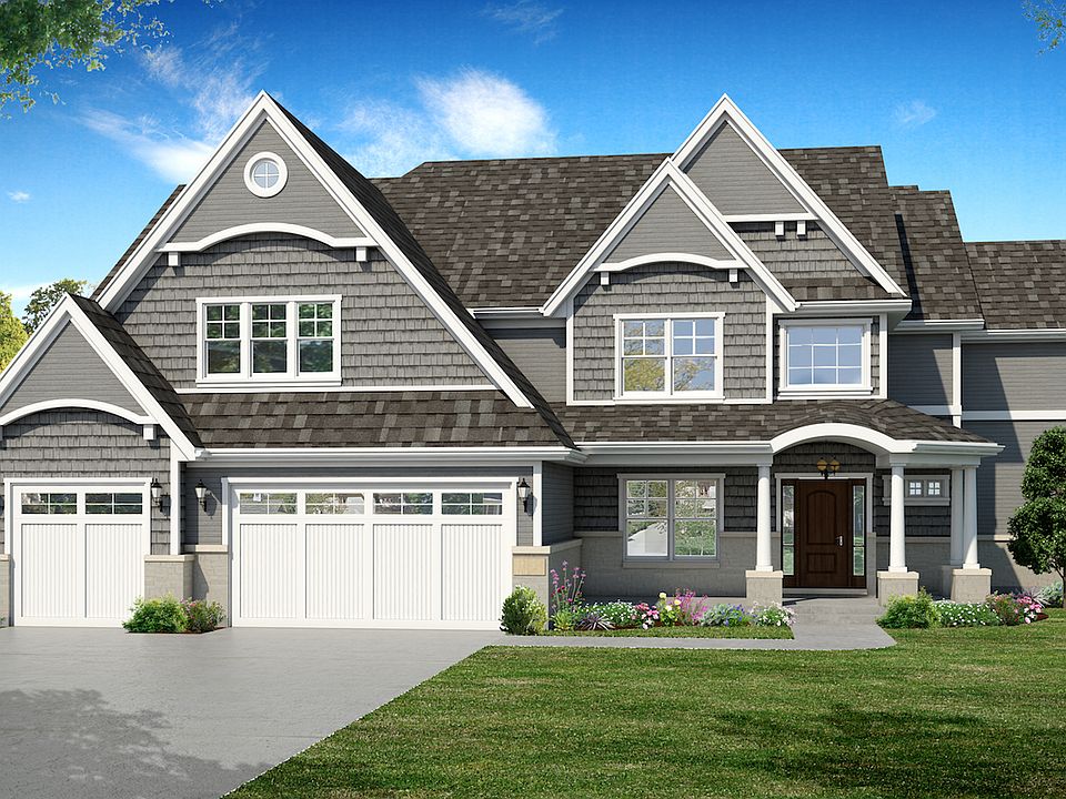 Logan IV Coastal Craftsman Elevation
