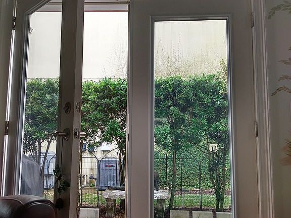 French doors to patio