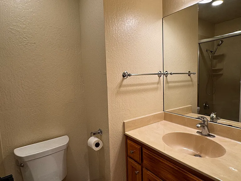 Hallway bathroom