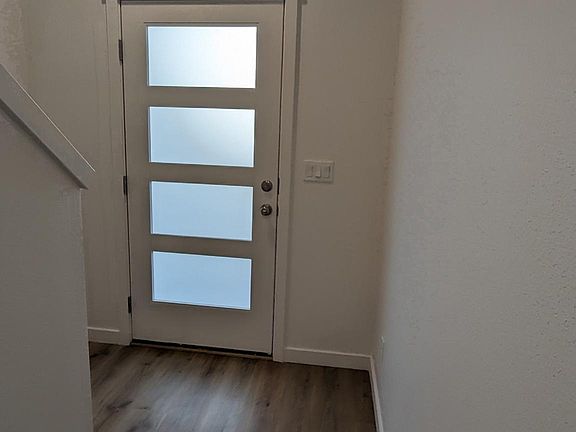 Front door entry - view from inside