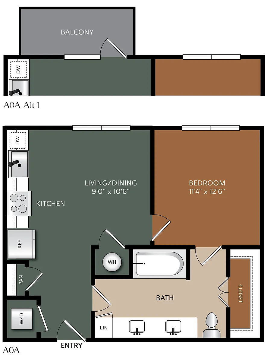 Floor plan A0A