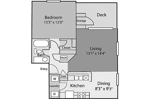 Floor plan Cameron A1B