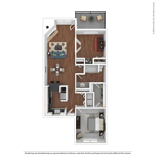 Floor plan 2x1 Lustiano
