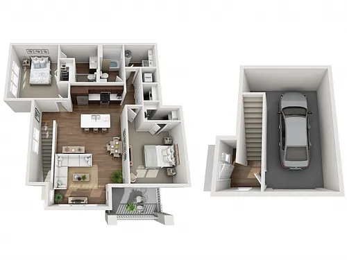 Floor plan 2J
