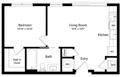 Floor plan Bluebonnet III
