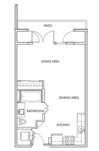 Floor plan Bowery Downtown