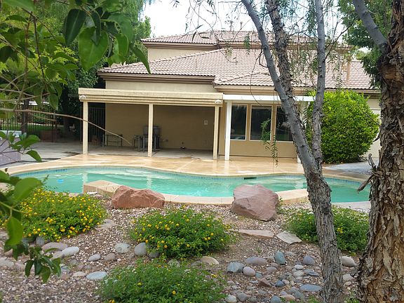 Patio right off the kitchen