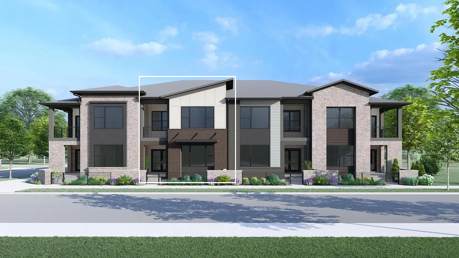 HUNDLEY Plan, Covington Riverfront Townhomes photo 1