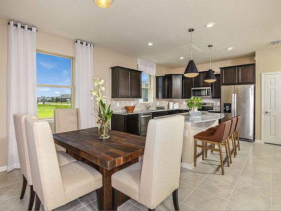 Cafe Seating Area Perfect for Everyday Meals or a Weekend Breakfast with the Family