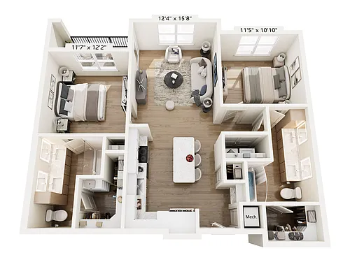 Floor plan B1