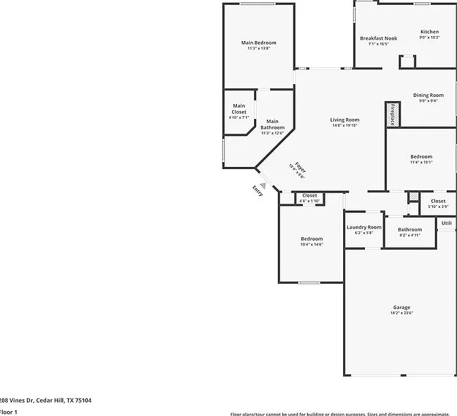 3 bed, 2.0 bath, 1503 sqft, $2,130 — Photo 2