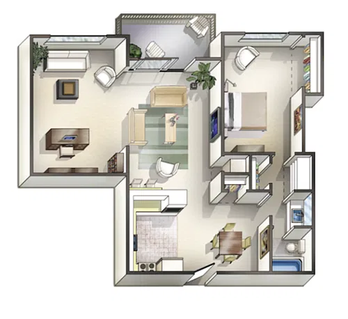 Floor plan 1D BMP