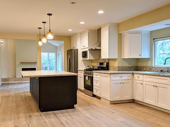Kitchen and living room