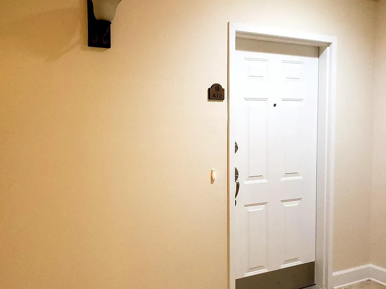Condo unit lobby/entry door