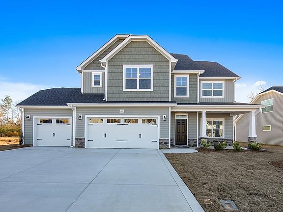 Elevation E with 3 Car Garage Option