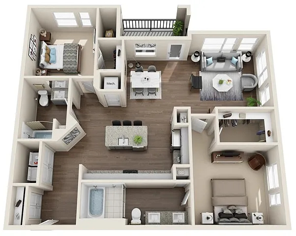 Floor plan The Hamilton
