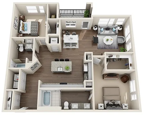 Floor plan The Hamilton