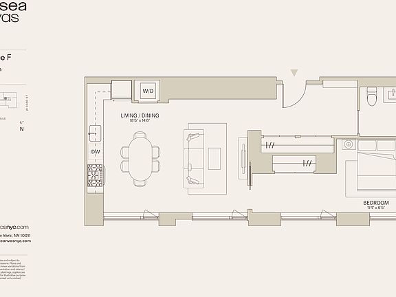 2nd image of 280 W 24th St #Penthouse 1f