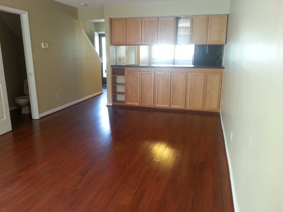 open living/ dining area