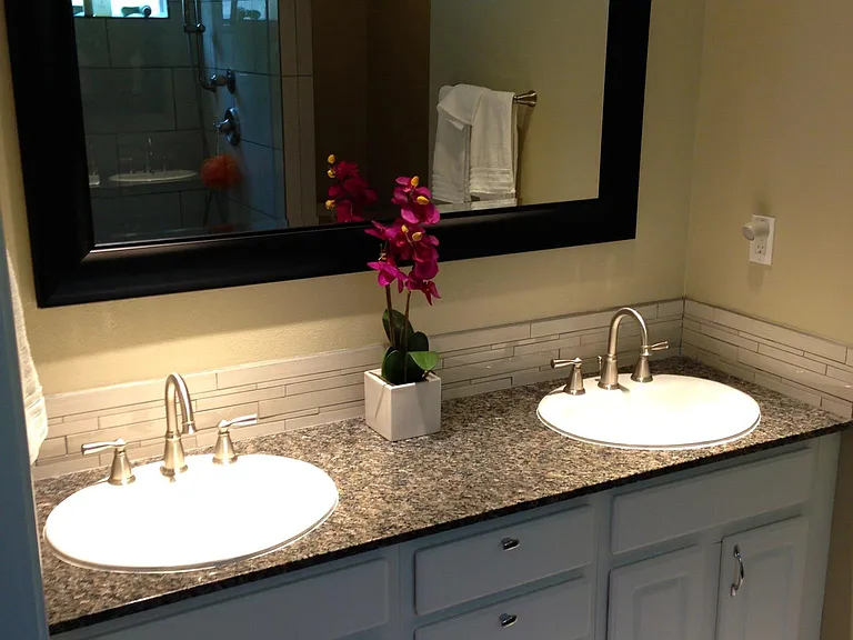 Master bathroom, double vanity