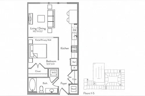 Floor plan S1C