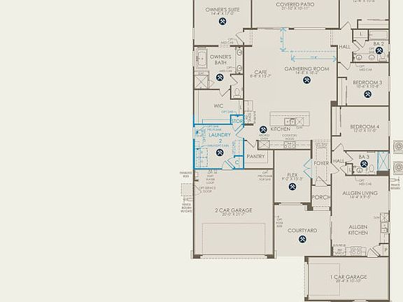 Livorno Floor Plan, Quick Move-In Home, Floor 1