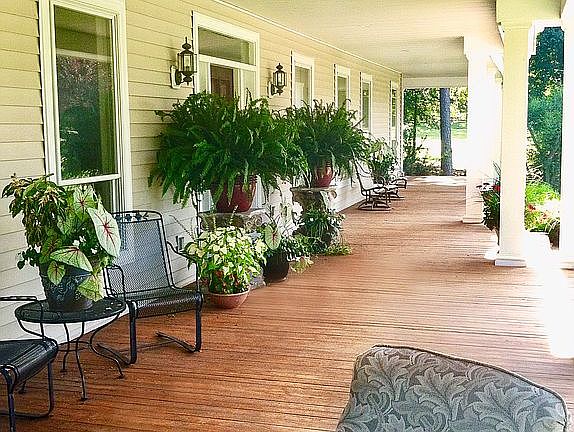 Welcoming porch