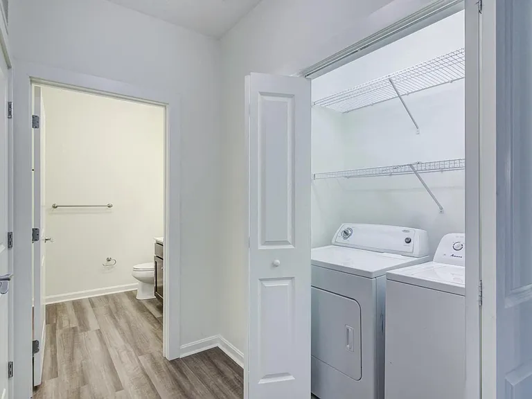 Full-size washer dryers in select homes