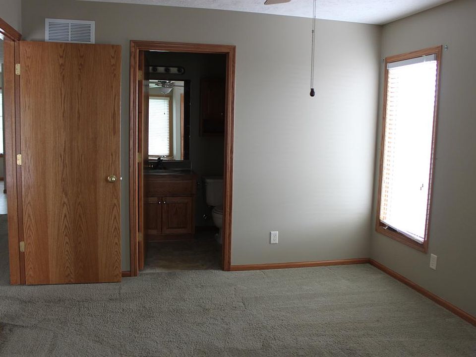 Master bedroom with adjoining bath