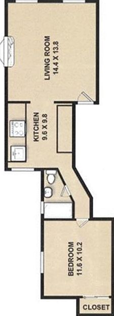 1st image of 242 W 104th St APT 1WF