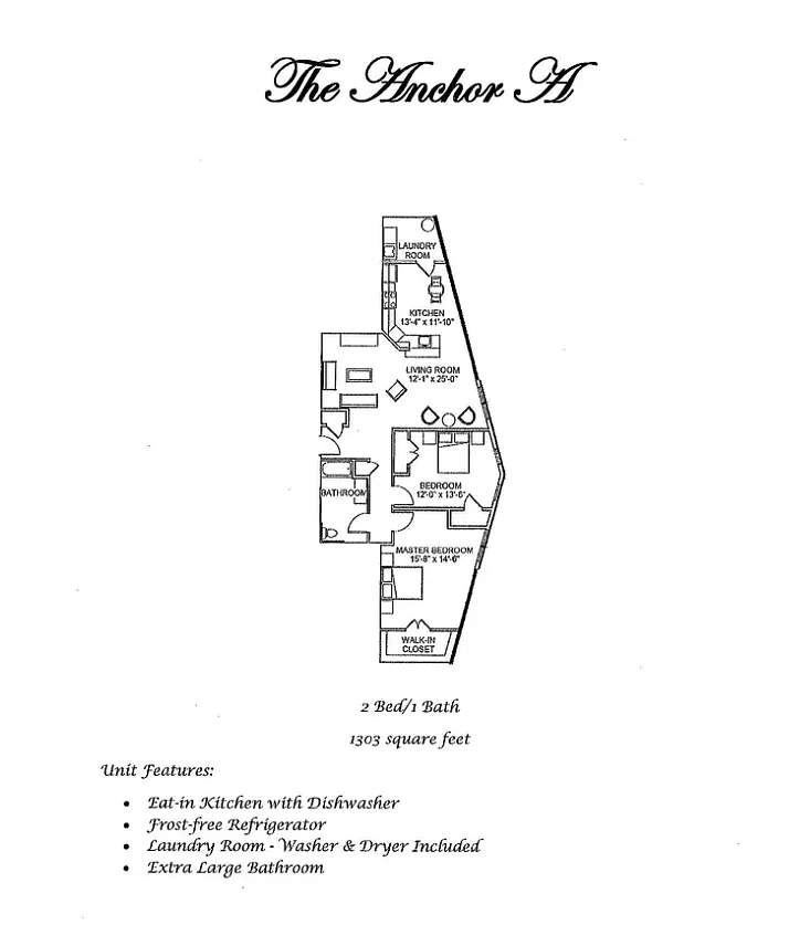 Floor plan The Anchor A