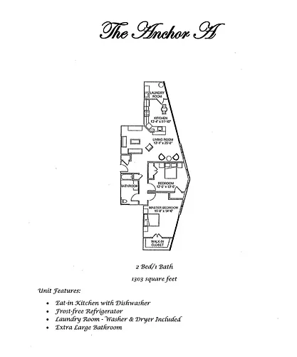 Floor plan The Anchor A