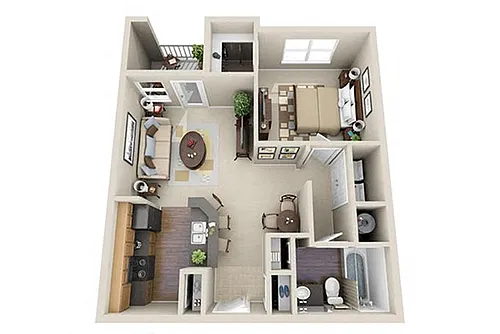 Floor plan E1