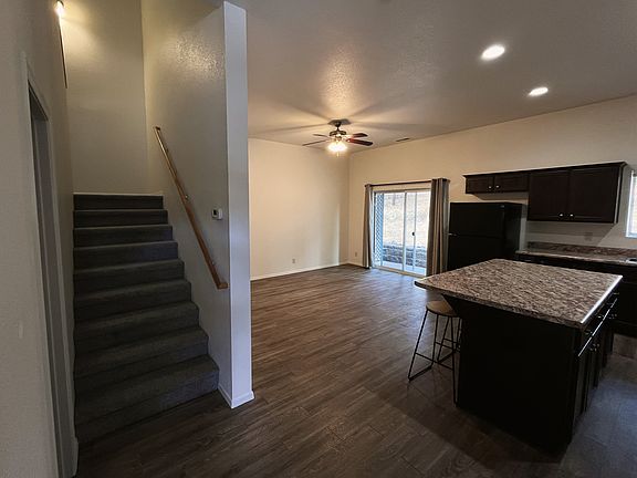 Kitchen area/ stairs