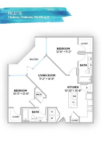 Floor plan Palatte - B1